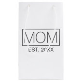ミニマシンプルリストマムタイポグラフィ|抱き枕 スモールペーパーバッグ (裏面)