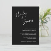 ミニマシンプルリストモダンブ結婚ラック 招待状 (スタンド正面)