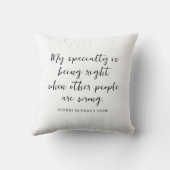 ミニマシンプルリストユーモア引用文 クッション (裏面)