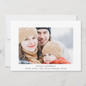 ミニマシンプルリストレトロタイプライターTwo Photo シーズンカード (正面)