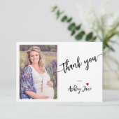 ミニマシンプルリスト写真ベビー感謝していシャワーユー カード (スタンド正面)