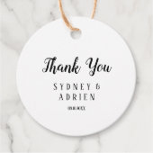 ミニマシンプルリスト写真結婚をお願い フェイバータグ (正面)