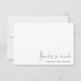 ミニマシンプルリスト名ス結婚クリプト ノートカード