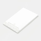 ミニマシンプルリスト幾何学パターン(の模様が)ある建築家 ポストイット (アングル)