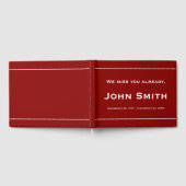 ミニマシンプルリスト悔やみや弔慰ゲストブック ゲストブック (全面)