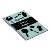 ミニマシンプルリスト料理用具レシピ書 ノートブック (右側)