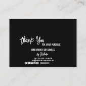 ミニマシンプルリスト気にCandleがロゴを追加 エンクロージャーカード (裏面)