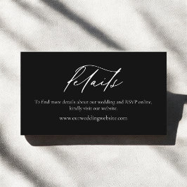 ミニマシンプルリスト白黒結婚の詳細 名刺