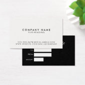 ミニマシンプルリスト白黒 (デスク)