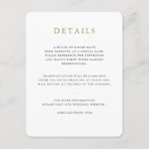 ミニマシンプルリスト結婚の詳細カード