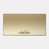 ミニマシンプルリスト金ゴールド デスクマット (正面)