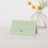 ミニマシンプルリスト|セージ結婚ズ プレイスカード (正面)