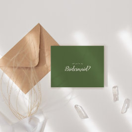 ミニマシンプルリスト|ダークセージ私の花嫁になる ノートカード