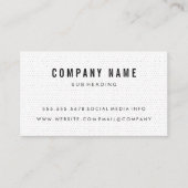 ミニマシンプルリスト |ボーホドットパターン 割引カード (正面)