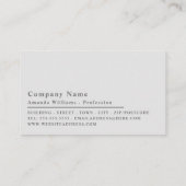 ミニマシンプルリスト・モノグラム 名刺 (裏面)