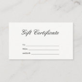 ミニマシンプルリスト 割引カード (裏面)