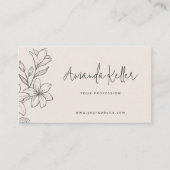 ミニマシンプルリスト 名刺 (正面)