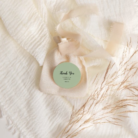 ミニマシンプルリスト|結婚セージサンキュー フェイバータグ