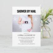 ミニマシンプルリストBaby Shower by mail photo 招待状 (スタンド正面)