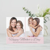 ミニマシンプルリストHappy Mother's Dayの写真 シーズンカード (スタンド正面)