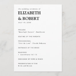 ミニマシンプルリモダン結婚ズムのセレモニー・ブラック プログラム