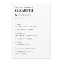 ミニマシンプルリモダン結婚ズムのセレモニー・ブラック