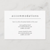 ミニマシンプルリモダン結婚ズム エンクロージャーカード (正面)