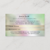 ミニマシンプルリモダン・ホログラフィック 紹介カード (裏面)