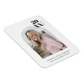 ミニマスタイリッシュモダンリストArch Graduation Photo An マグネット (右側)