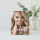 ミニマスタイリッシュリスト写真卒業2024 案内ポストカード (スタンド正面)