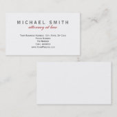 ミニマスタイリッシュリスト弁護士弁護士名刺 名刺 (正面/裏面)