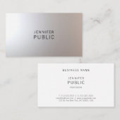 ミニマスタイリッシュリスト素晴らしプロフェッショナルプモダンラン 名刺 (正面/裏面)