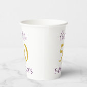 ミニマスタイリッシュリスト50th誕生日パーティー 紙コップ (右)