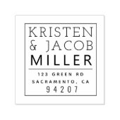 ミニマスタイリッシュリスト |差出人住所スタンプ セルフインキングスタンプ (デザイン)