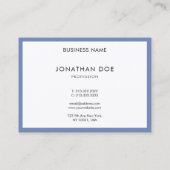 ミニマスタイリッシュリモダンアルプロフェッショナルトレンディールクセ 名刺 (裏面)