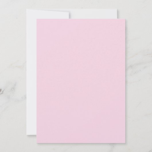 ミニマスペインのリストピンクバーガンディ40歳の誕生日 招待状 (裏面)