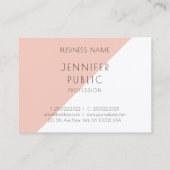 ミニマパーソナライズされたモダンエレガントリストテンプレート 名刺 (裏面)