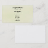 ミニマパーソナライズされたモダンリストシンプルカスタム 名刺 (正面/裏面)