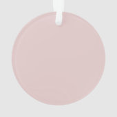 ミニマパーソナライズされたリストのブライドメイドカスタム贈呈 オーナメント (裏面)