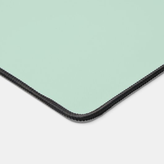 ミニマパーソナライズされたリストタイポグラフィグ無地のリーン デスクマット (コーナー)