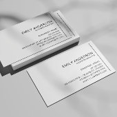 ミニマパーソナライズされたリストプロフェッショナル名刺 名刺