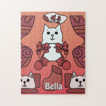 ミニマパーソナライズされたリストホリデーキャッツストッキング