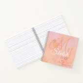 ミニマパーソナライズされたリストモダンギフトスケッチブック ノートブック (内部)