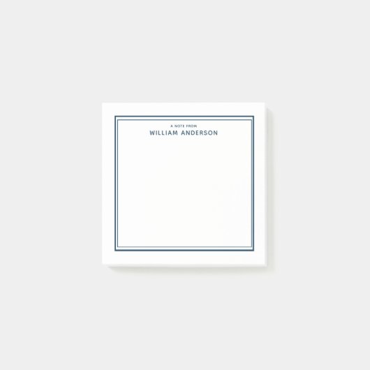 ミニマパーソナライズされたリスト ポストイット (正面)