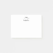 ミニマパーソナライズされたリストPost-It NotesとBow ポストイット (正面)