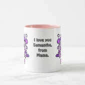 ミニマパーソナライズされたルアイスクリーム マグカップ (中央)