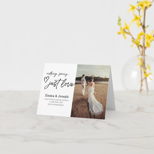 ミニマファンシーリストのモダン写真 カード (黄色い花)