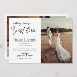 ミニマファンシーリストのモダン写真 案内状