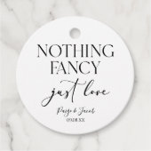 ミニマファンシーリストを愛すカジュアルる結婚ものは フェイバータグ (正面)