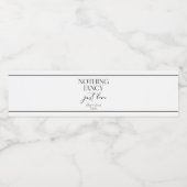 ミニマファンシーリストを愛すカジュアルる結婚ものは ペットボトルラベル (シングルラベル)